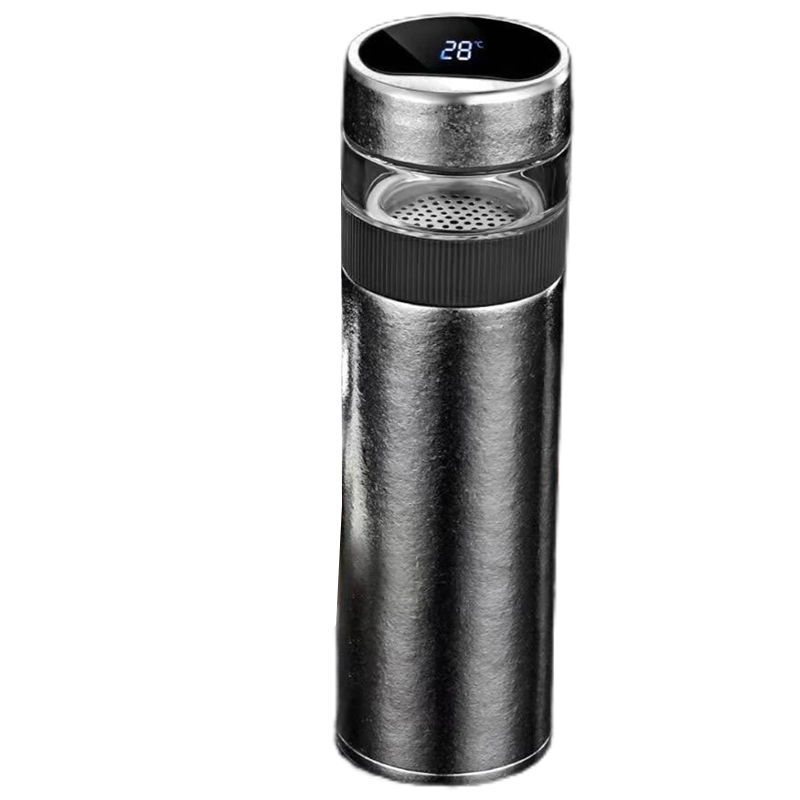 君放纯钛茶水分离杯保温杯 钛001