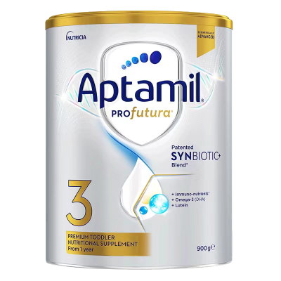 有效期到26年12月-Aptamil 澳洲爱他美 白金版(土豪金)3段 婴幼儿配方奶粉(1-3岁)900g