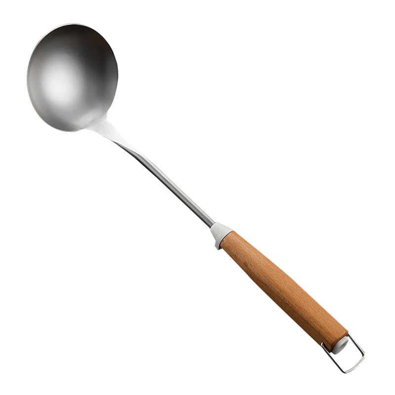 美厨汤勺钛净化不锈钢加厚勺子长柄炒菜勺粥勺MCCU8648