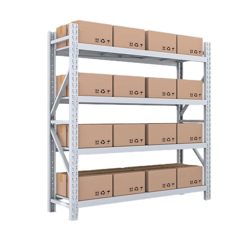 昀物材料架灰白组