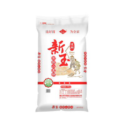 新玉 通用高筋小麦粉面粉 25kg 袋