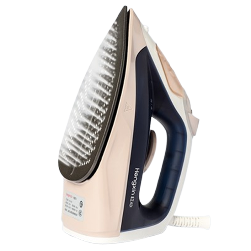 红心(HONGXIN)手持式电熨斗家用蒸汽挂烫机小型电烫斗干湿两用大功率烫衣服_蓝白