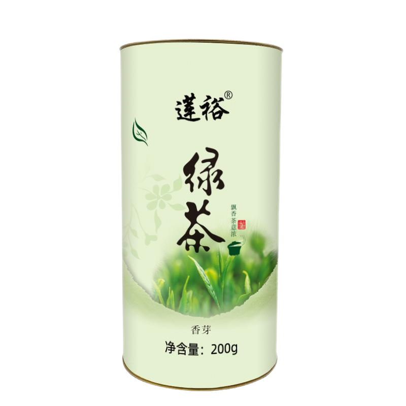 莲裕绿茶香芽200克桶
