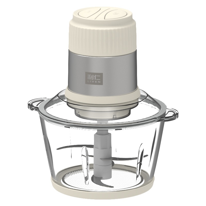 利仁JRJ-W2678绞肉机家用绞馅机碎肉机绞菜多功能一体机辅食机 电动大容量不锈钢宝宝搅拌料理机 打蒜泥辣椒绞菜