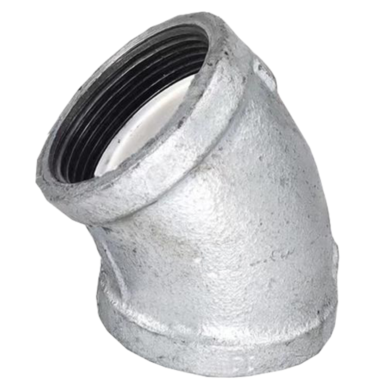 中锦科技 镀锌衬塑45度弯头 DN15×45°[4分] 个