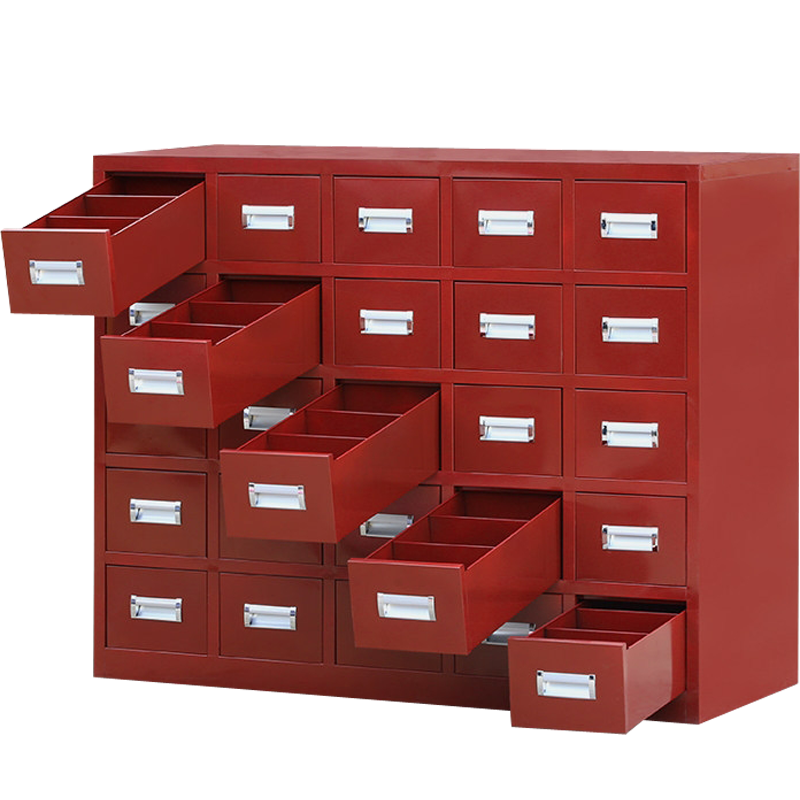 戴劲 中药柜钢制多斗药厨药店诊所中药储物柜中医草药柜 25斗75味