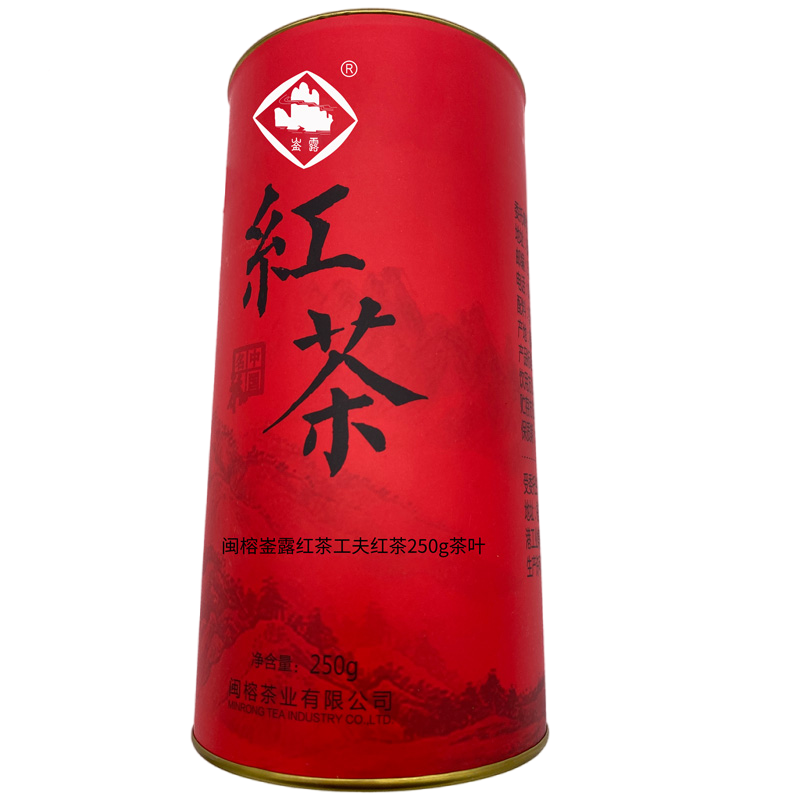 崟露红茶工夫红茶250克桶