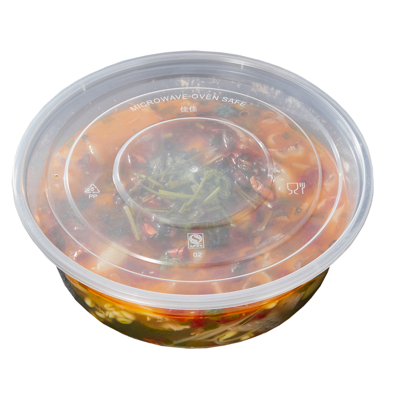 美威能 一次性圆形打包盒90只 3000ml/箱