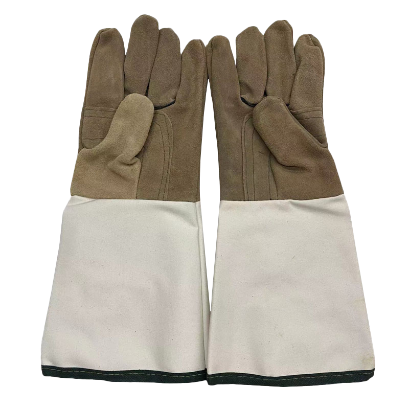 天天平安电焊手套焊工手套 双层帆布面