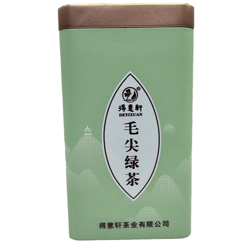 得意轩新茶 绿茶 毛尖 250g 罐装