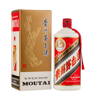 茅台(MOUTAI)飞天 酱香型白酒 53度 1000mL 单瓶装