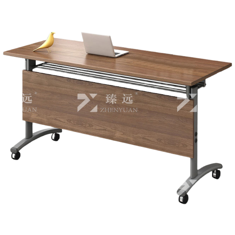 臻远ZY4080603 折叠培训桌培训室会议桌条桌可移动课桌 1200*600*750