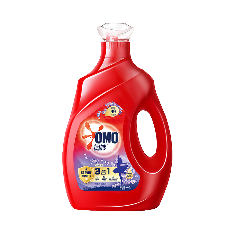 奥妙全自动三合一洗衣液酵素洁净去渍含金纺护衣柔顺