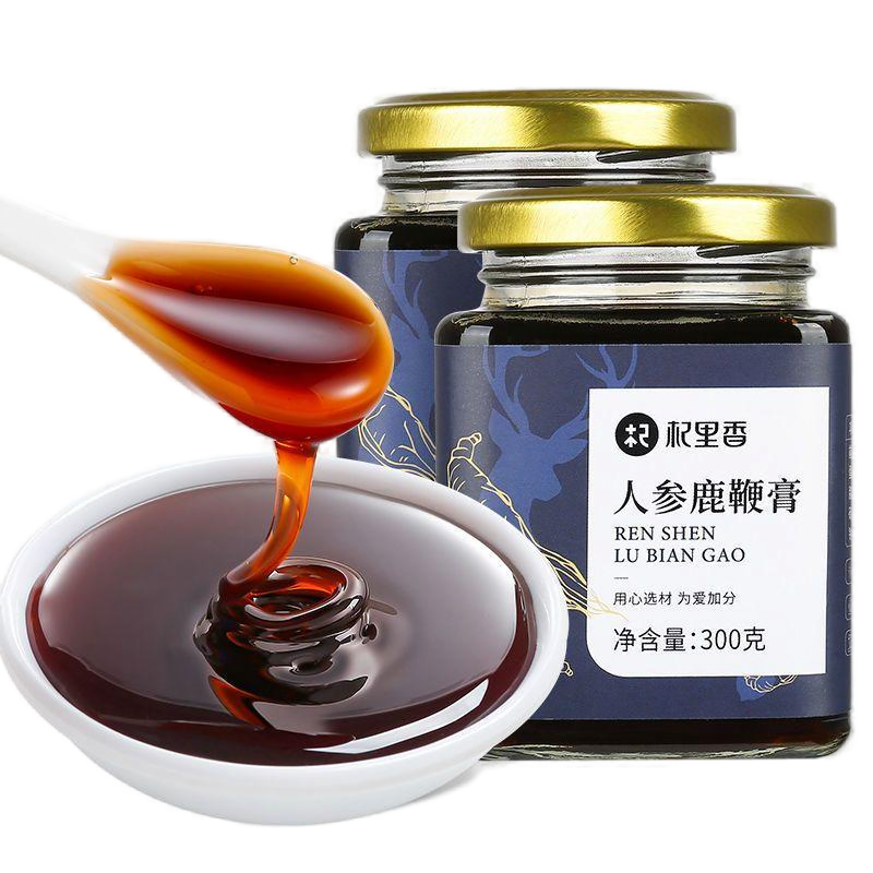 杞里香人参鹿鞭膏300g人参鹿茸玛咖非保健品男性