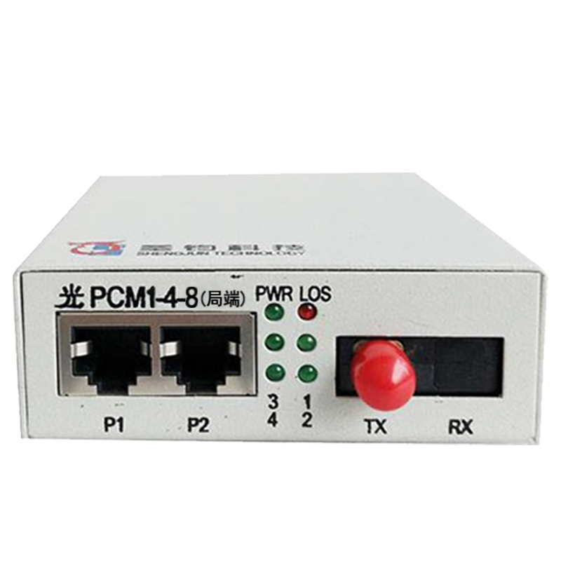 圣钧科技SHENGJUN TECHNOLOGY PCM电话光端机 光PCM1-4-8(局端)+台