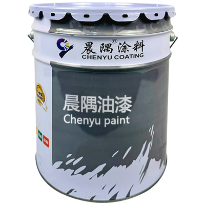 晨隅油漆聚氨酯磁漆黑20kg/桶