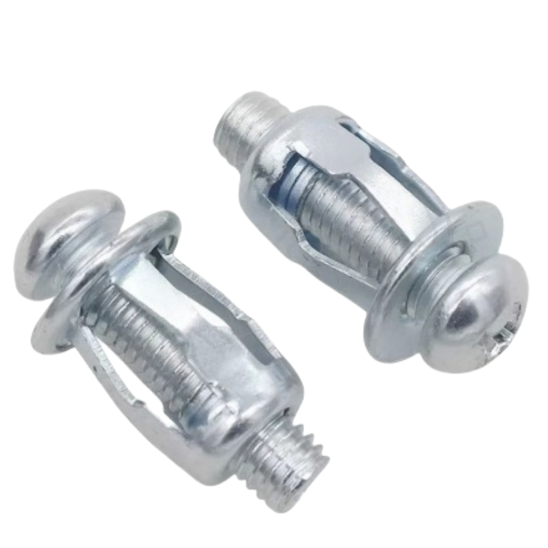 继彬GB22795-表1 花瓣螺母膨胀螺丝 碳钢 4.8级 镀白锌M6×25