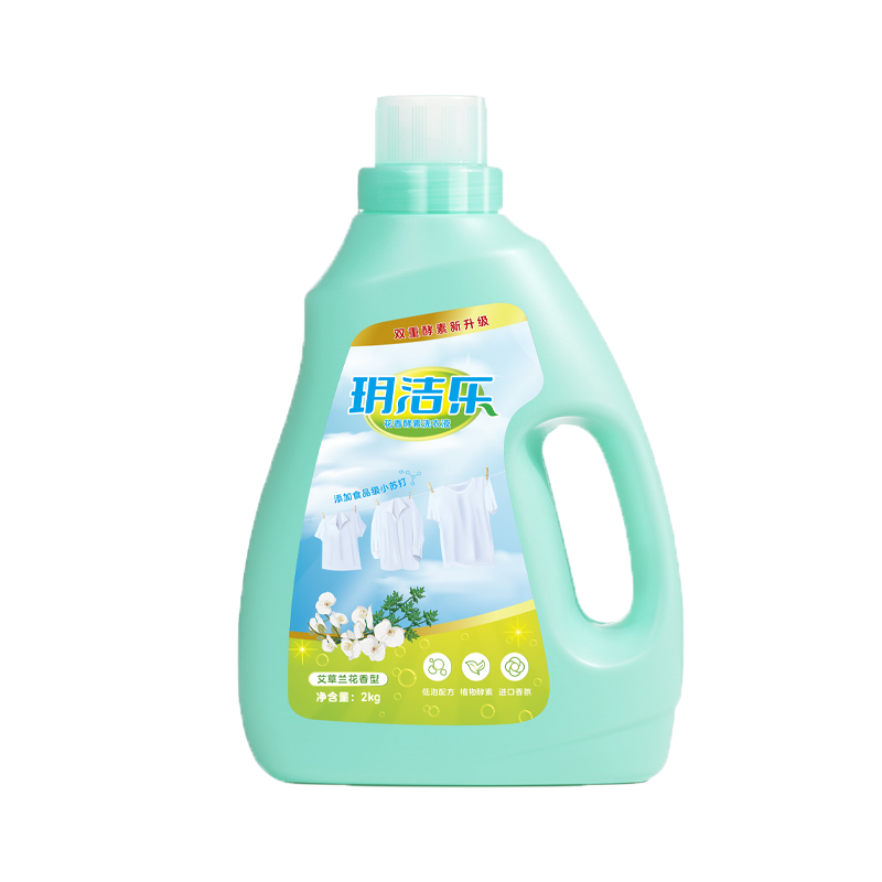 玥洁乐 洗衣液 艾草兰花香型2kg/瓶