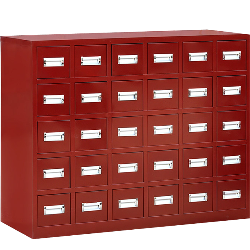 锦北 中药柜钢制多斗药厨药店诊所中药储物柜中医草药柜 30斗90味