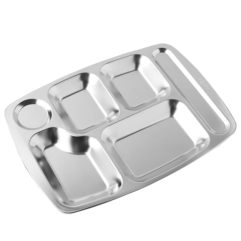 DYINUO 304不锈钢餐盘六格(8两)个