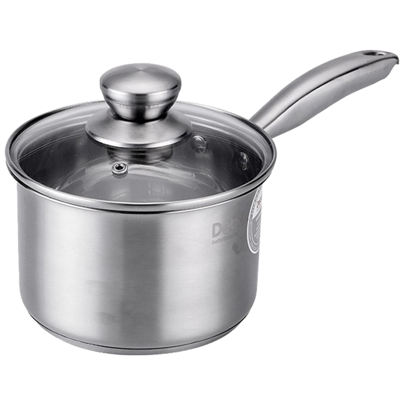 德铂奶锅16cm蒂诺304不锈钢一锅多用奶锅DEP-607