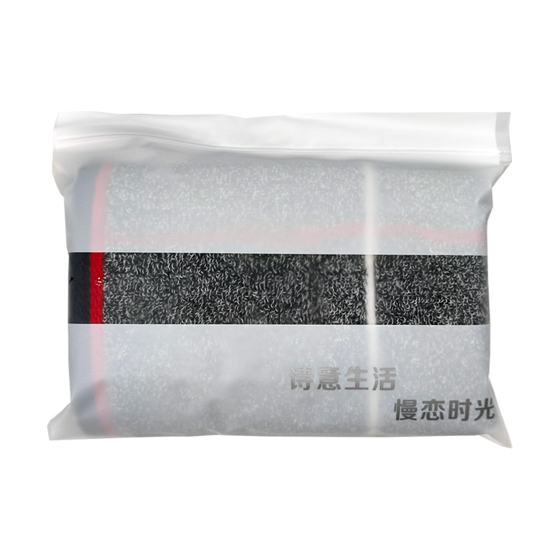 景福莱 单条彩格毛巾(磨砂袋) JFL-CGMJ /袋