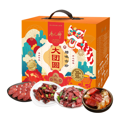 唐人神 大团圆腊味合珍礼盒 3030g/箱