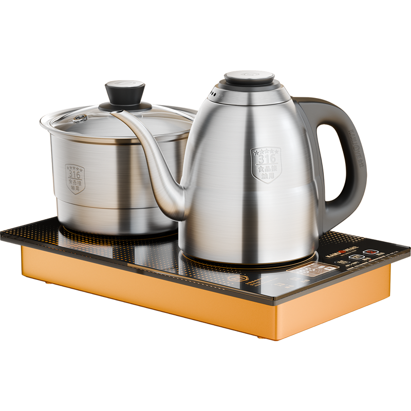 金灶EC6全自动上水烧水壶316不锈钢恒温一体电热水壶茶台泡茶家用