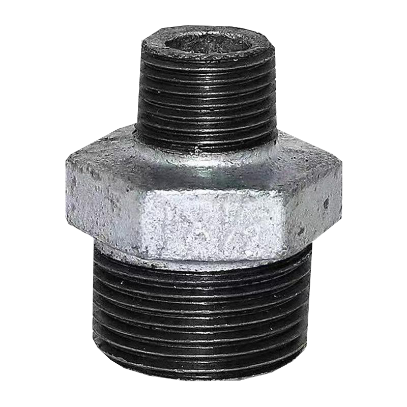 中锦科技 镀锌六角变径对丝接头 DN40×15[1.5寸变4分] 个