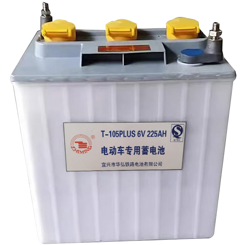 ZHIMING指名牌观光车电动搬运车用蓄电池T-105PLUS6V225AH(只)