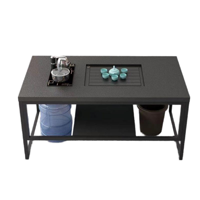 止臣 茶几 办公茶几条几长茶几双层茶几 1.0米