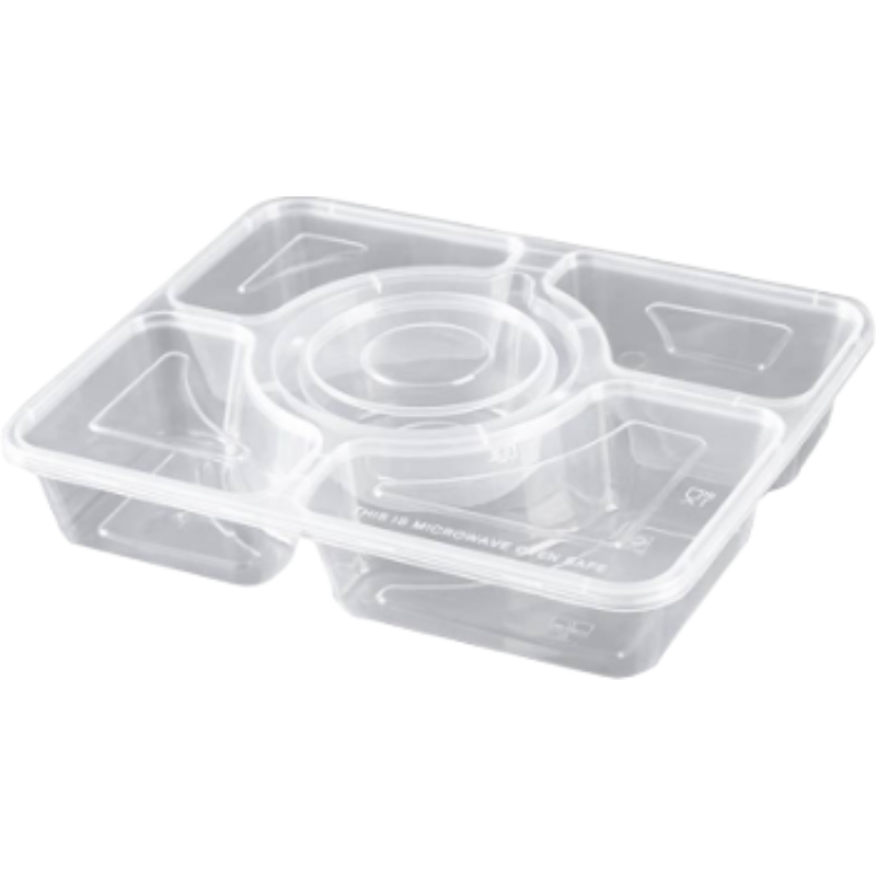 特昂优选 一次性餐盒 大五格 1300ml*150个/箱