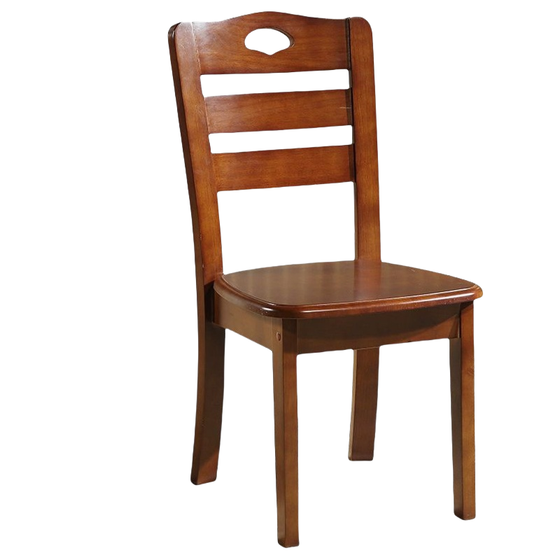 豫庄德餐椅胡桃色把