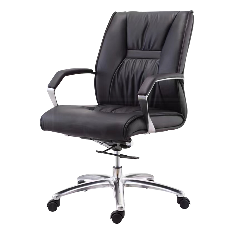 臻远 ZY-6693 办公椅转椅皮椅电脑椅家用办公椅时尚升降座椅会议椅 西皮