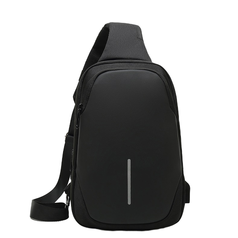 漫山 户外运动防盗胸包休闲多功能斜挎包百搭轻便旅行登山包 MS-1813B(个)