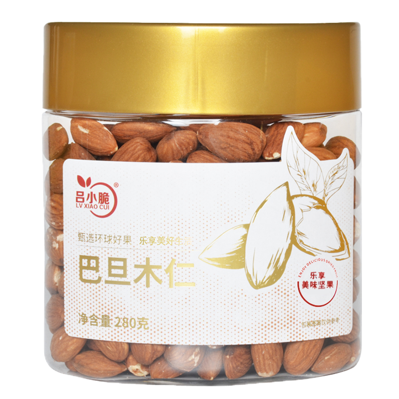 吕小脆 巴旦木仁 280g/罐 南北货