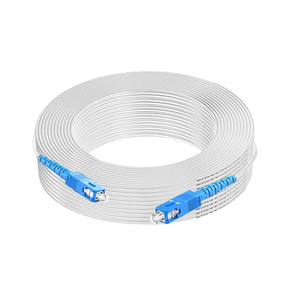 澳狒 光纤皮线/成品皮线带SC接头入户光纤线室内单模皮线光缆跳线 室内单模单芯SC-SC 1根
