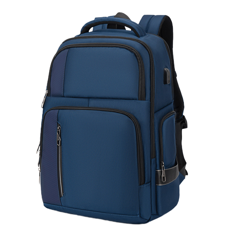 漫山 大容量旅行双肩包多功能背包行李包中学生书包旅游包 MS-B23903 (个) 蓝色