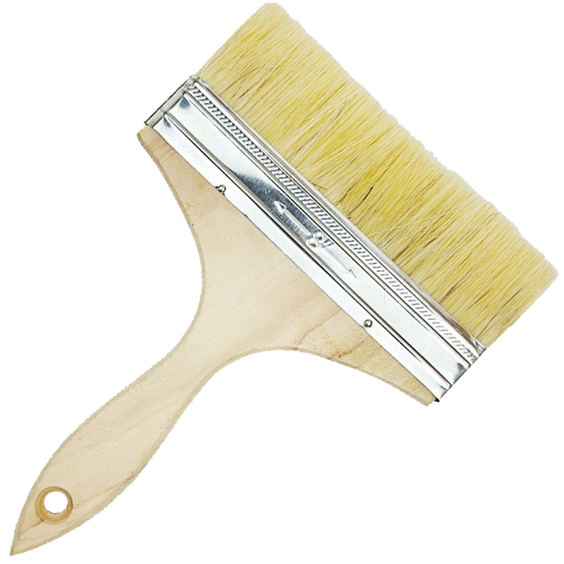 金盔纯猪鬃毛油漆刷毛刷8寸/把