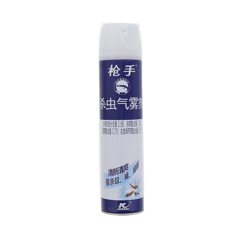 枪手 杀虫气雾剂(清新清爽) 600毫升 瓶