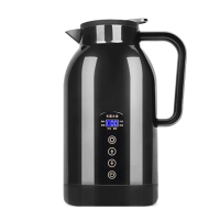 邦可臣车载烧水壶12v24v大货车电热水壶加热保温水杯车用热水器烧水_12V24V经典黑1000ml