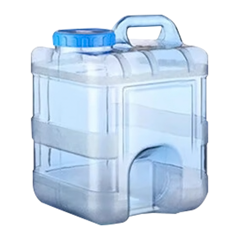 美厨纯净水桶10L矿泉水桶自驾游手提户外方形饮水桶MCX9409