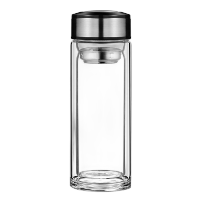 厨小姐高硼硅耐高温双层玻璃杯300ml/ST-1973个(颜色、盖子请备注)