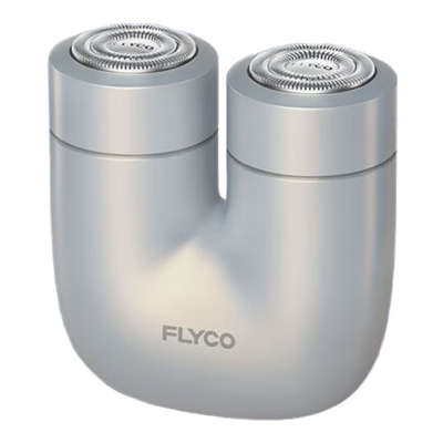 飞科(FLYCO)掌心U物男士电动刮胡剃须刀小巧便携迷你生日情人节日礼物送男友送老公送父亲U1-星辰银