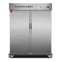 德玛仕保温售饭台商用 双门保温柜大容量分餐柜食堂保温台汤池餐车热风22层宴会保温餐车 BW1000-1F