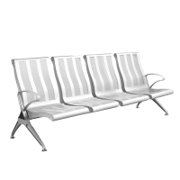 澳舒健钢排椅皮垫医院候诊椅公共座椅机场椅等候椅输液椅 SJ709ALPU四人位1张