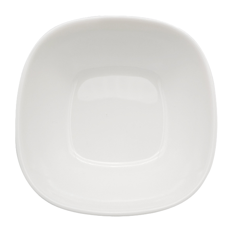 晏邦 密胺餐具 四方料碗 3.5寸 90*90*45mm 1个