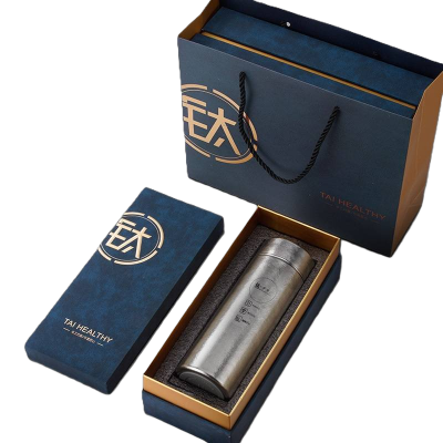 高档商务纯钛保温杯400ml-礼盒装ST-TI400个