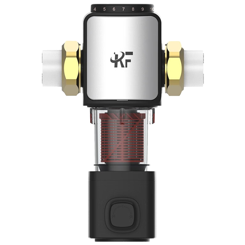 康范德国前置过滤器家用7T/大通量全屋净水器K60s炫黑[上门安装]反冲洗自来水中央过滤器央净水器滤网管道滤水器