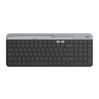 罗技(Logitech)K580 轻薄多设备无线蓝牙键盘便携笔记本平板办公键盘 黑色